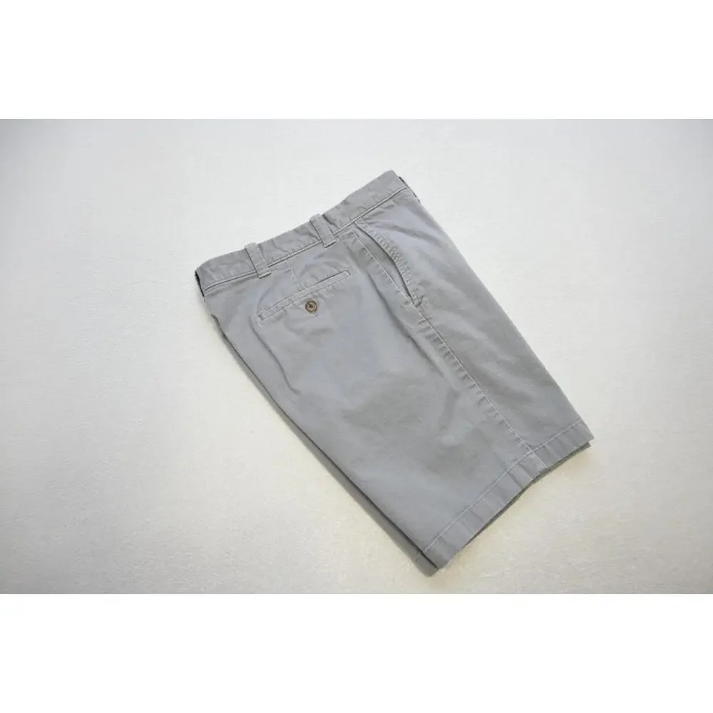 J‎ Crew Stretch Khaki Chino Shorts Gray Flat 9